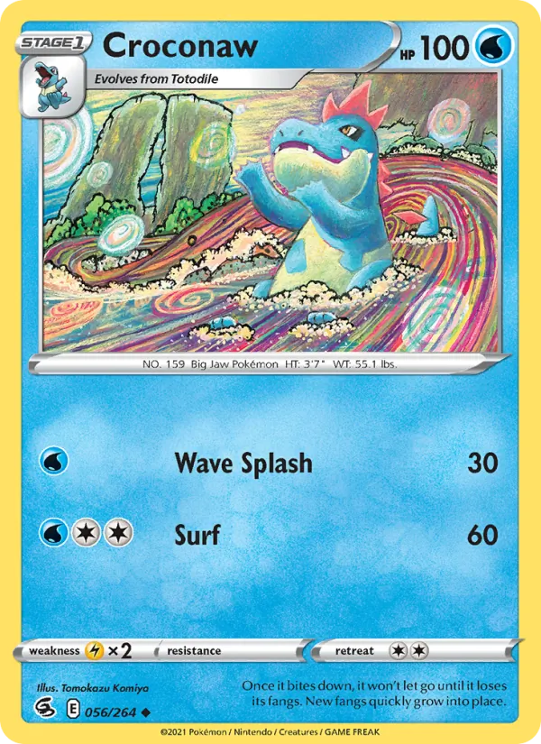 56 Croconaw – Fusion Strike