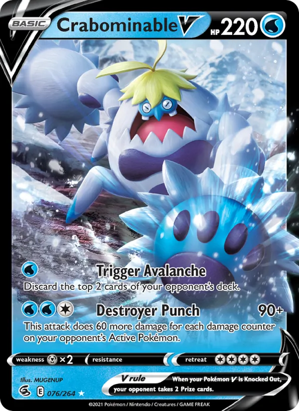 76 Crabominable V – Fusion Strike