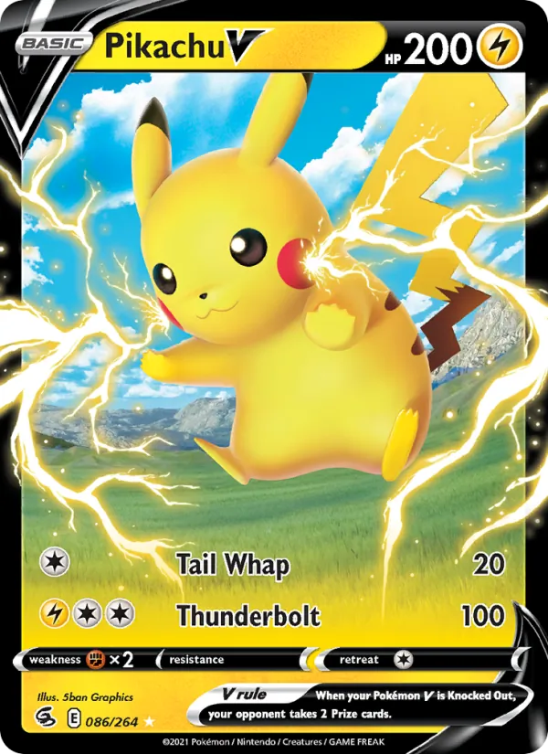 86 Pikachu V – Fusion Strike