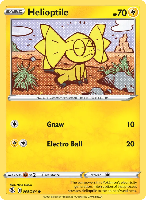 98 Helioptile – Fusion Strike