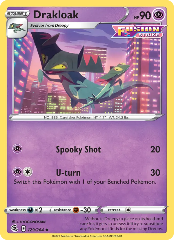 129-RH Drakloak – Fusion Strike