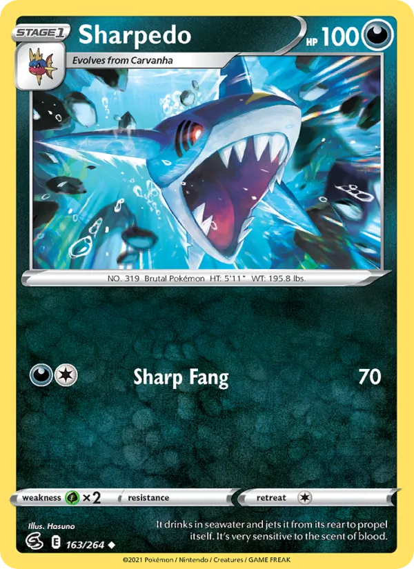 163-RH Sharpedo – Fusion Strike