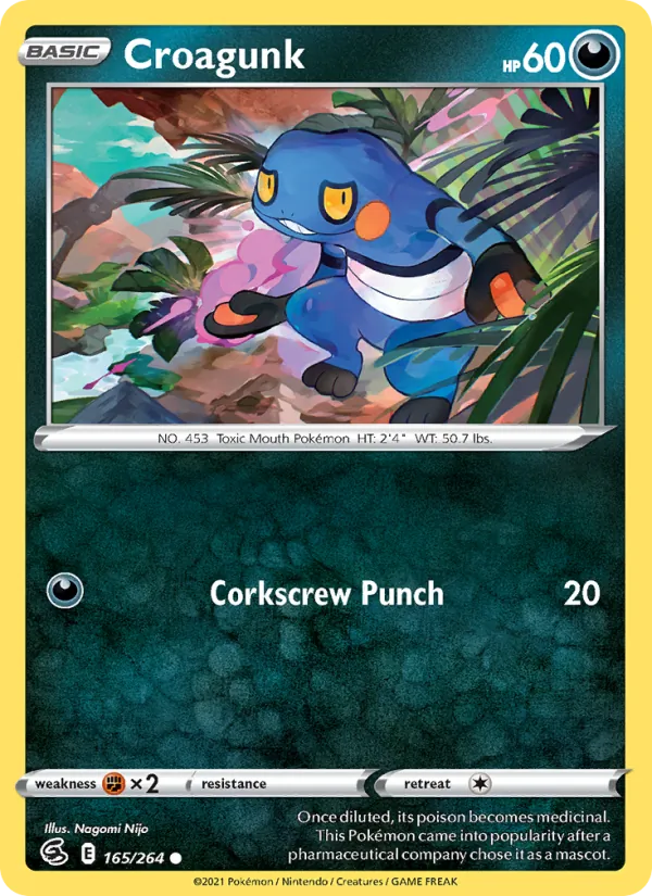 165-RH Croagunk – Fusion Strike