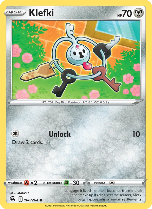 186-RH Klefki – Fusion Strike