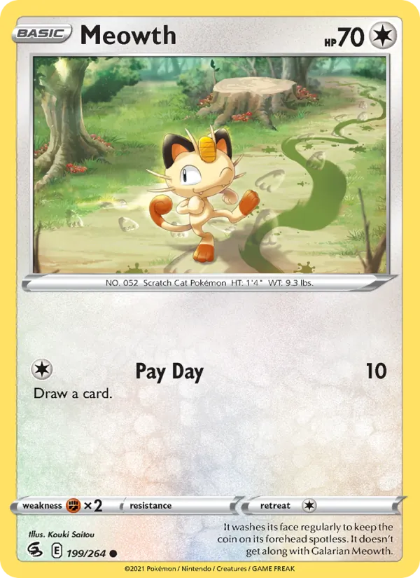 199-RH Meowth – Fusion Strike