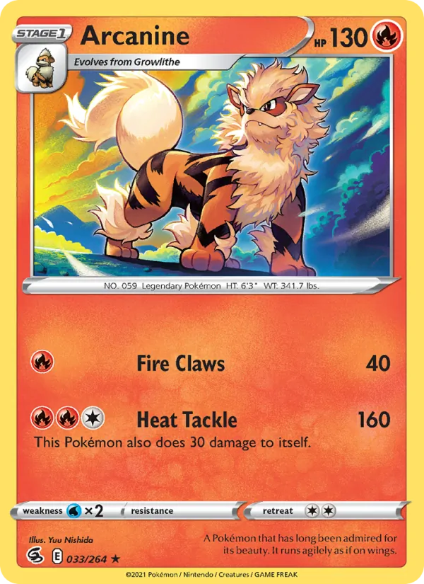 33-RH Arcanine – Fusion Strike