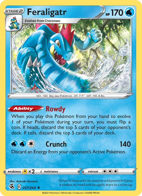 57-RH Feraligatr – Fusion Strike