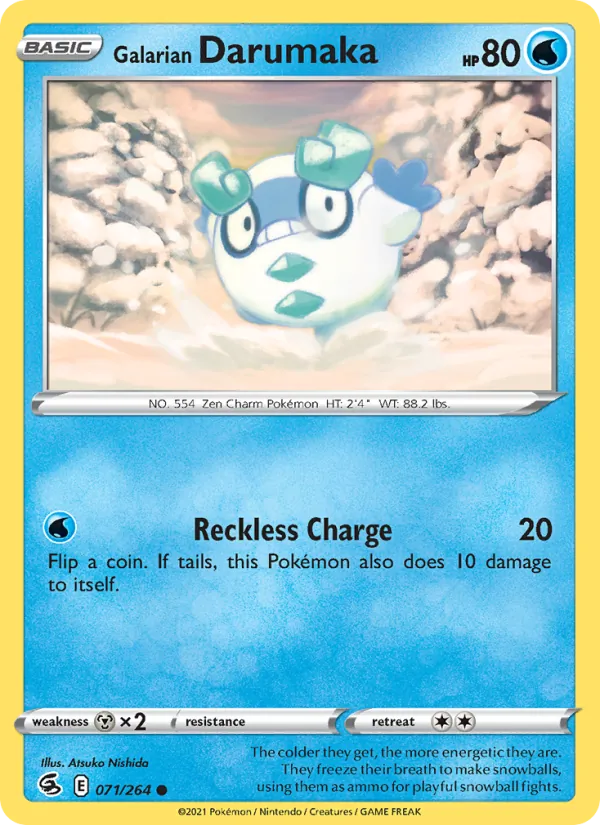 71-RH Galarian Darumaka – Fusion Strike
