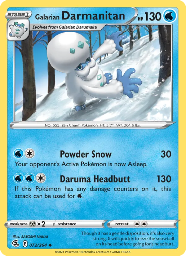 72-RH Galarian Darmanitan – Fusion Strike