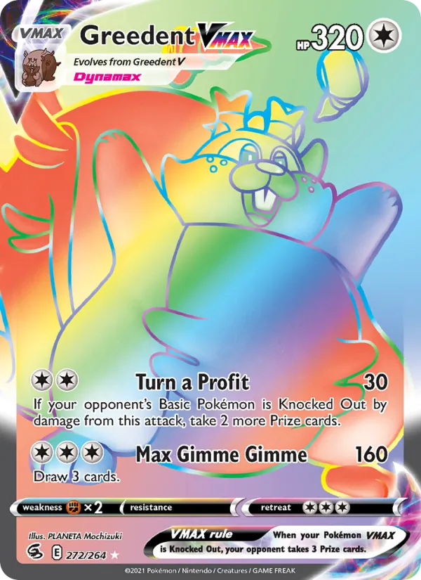 272 Greedent VMAX – Fusion Strike