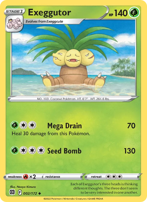 002 Exeggutor – Brilliant Stars