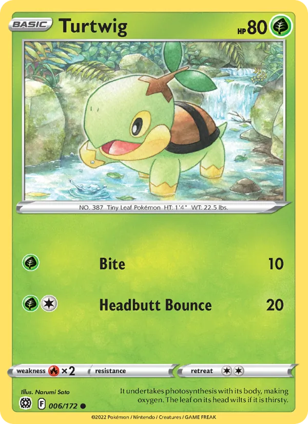 006 Turtwig – Brilliant Stars