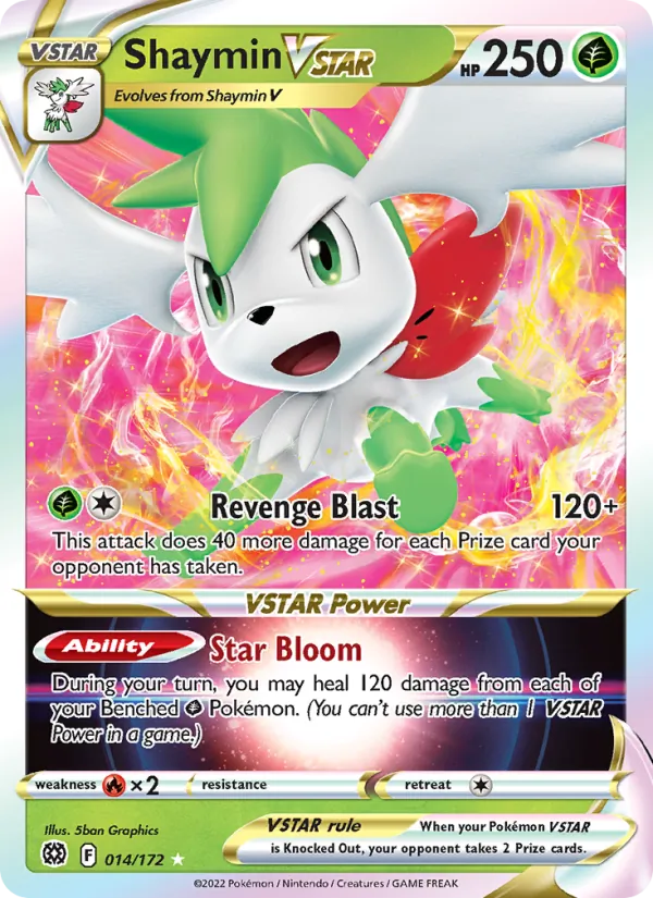 014 Shaymin VSTAR – Brilliant Stars