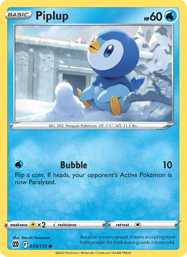 035 Piplup – Brilliant Stars