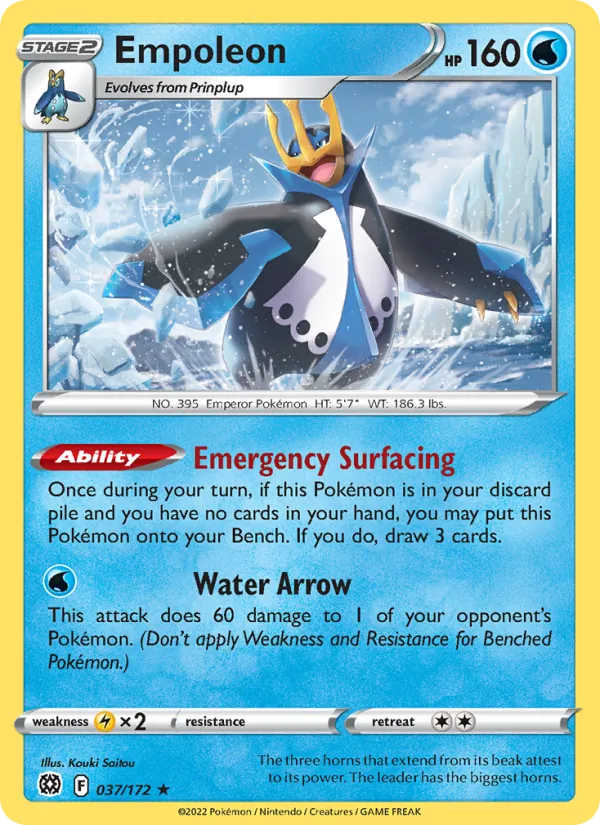 037 Empoleon – Brilliant Stars