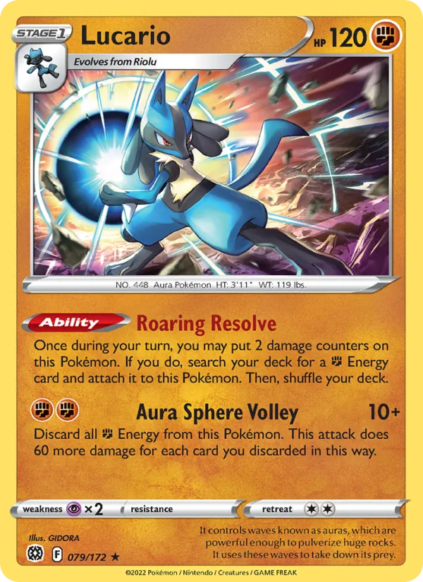 079 Lucario – Brilliant Stars