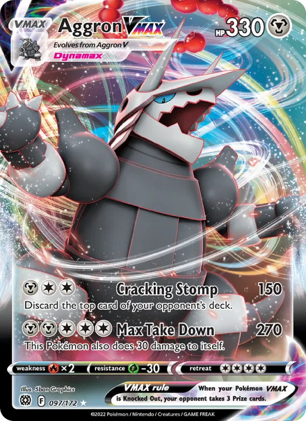 097 Aggron VMAX – Brilliant Stars