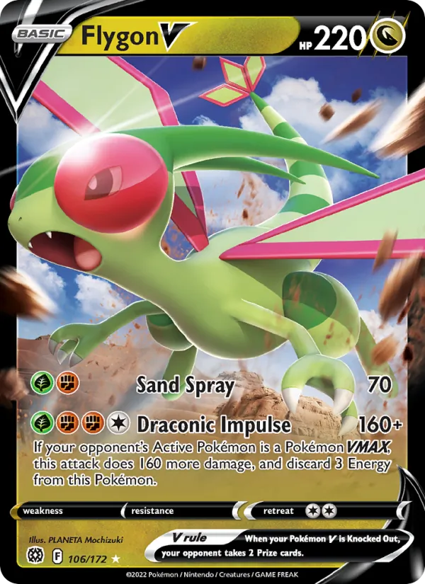 106 Flygon V – Brilliant Stars