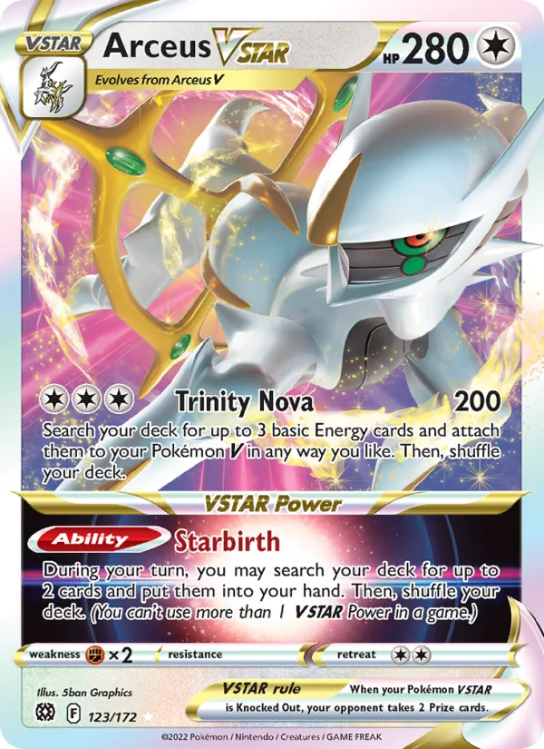 123 Arceus VSTAR – Brilliant Stars
