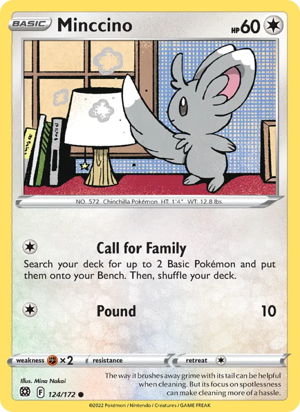 124 Minccino – Brilliant Stars