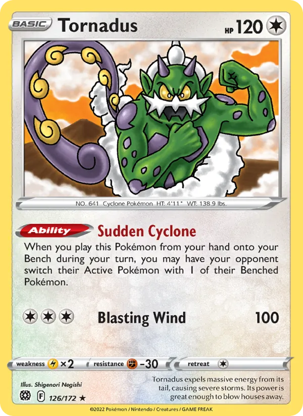 126 Tornadus – Brilliant Stars