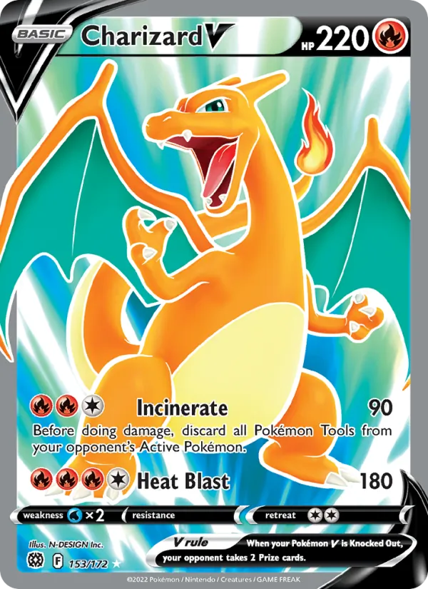 153 Charizard V – Brilliant Stars