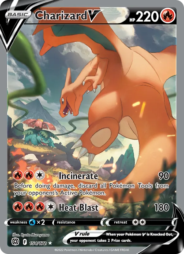 154 Charizard V – Brilliant Stars