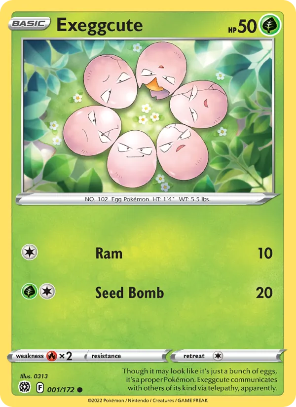 001-RH Exeggcute – Brilliant Stars