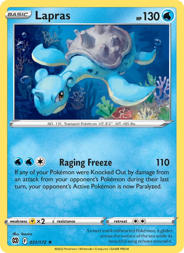 031-RH Lapras – Brilliant Stars