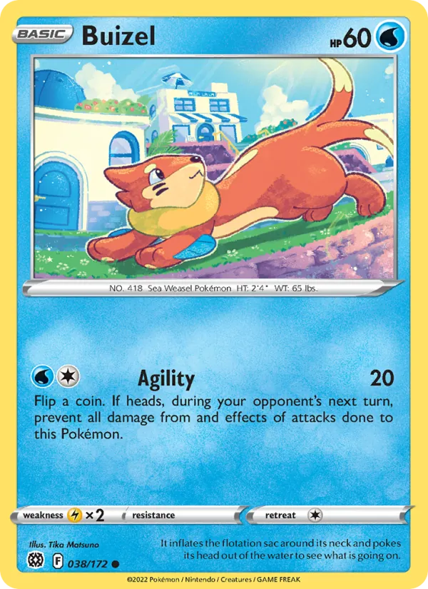 038-RH Buizel – Brilliant Stars