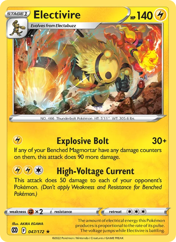 047-RH Electivire – Brilliant Stars