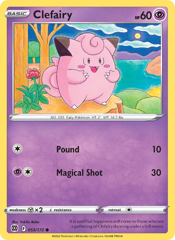 053-RH Clefairy – Brilliant Stars
