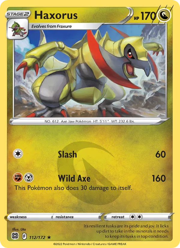 112-RH Haxorus – Brilliant Stars