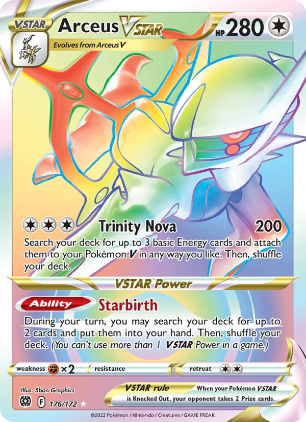 176 Arceus VSTAR – Brilliant Stars