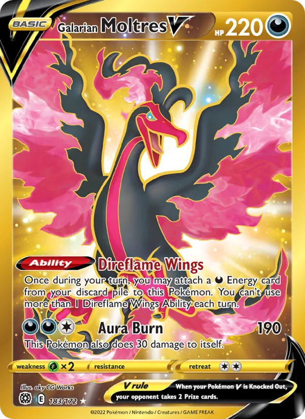 183 Galarian Moltres V – Brilliant Stars
