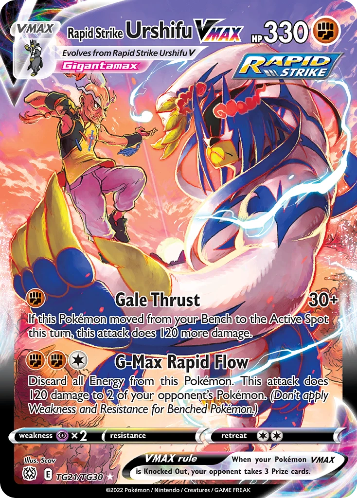 TG21 Rapid Strike Urshifu VMAX – Brilliant Stars