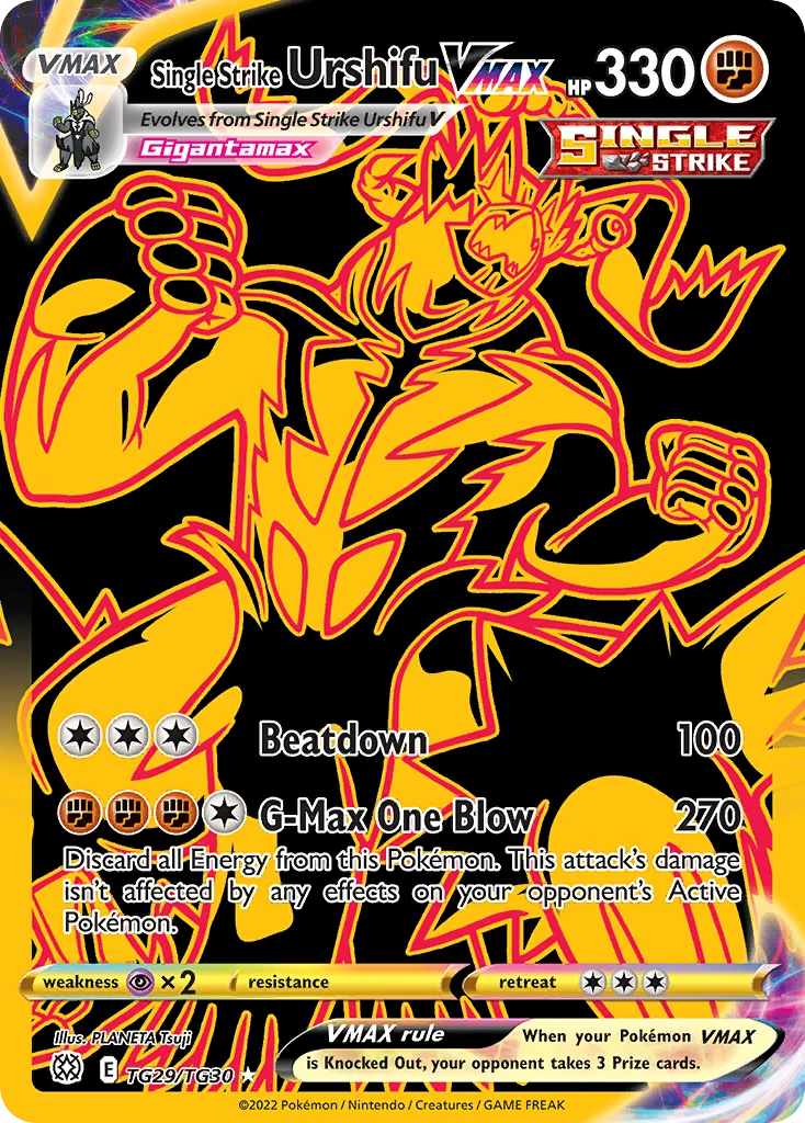 TG29 Single Strike Urshifu VMAX – Brilliant Stars