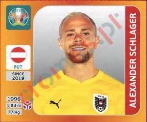 237 Alexander Schlager – UEFA Euro 2020 Tournament Edition Panini