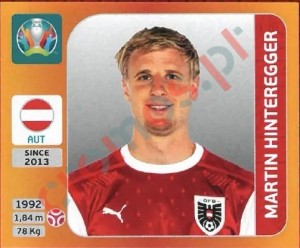 240 Martin Hinteregger – UEFA Euro 2020 Tournament Edition Panini