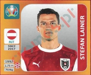241 Stefan Lainer – UEFA Euro 2020 Tournament Edition Panini