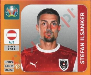 248 Stefan Ilsanker – UEFA Euro 2020 Tournament Edition Panini