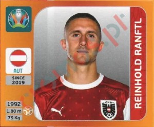249 Reinhold Ranftl – UEFA Euro 2020 Tournament Edition Panini