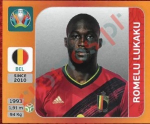 142 Romelu Lukaku – UEFA Euro 2020 Tournament Edition Panini