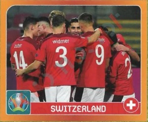 8 Group A. Switzerland – UEFA Euro 2020 Tournament Edition Panini