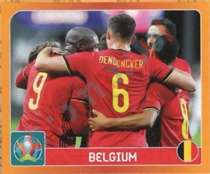 119 Group B. Belgium – UEFA Euro 2020 Tournament Edition Panini