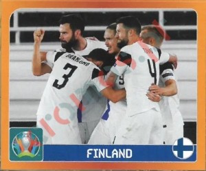 121 Group B. Finland – UEFA Euro 2020 Tournament Edition Panini