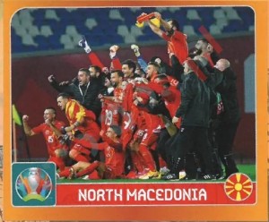 233 Group C. North Macedonia – UEFA Euro 2020 Tournament Edition Panini