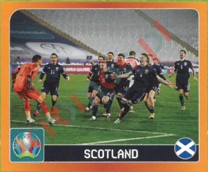 346 Group D. Scotland – UEFA Euro 2020 Tournament Edition Panini