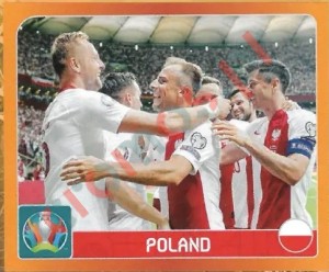 455 Group E. Poland – UEFA Euro 2020 Tournament Edition Panini