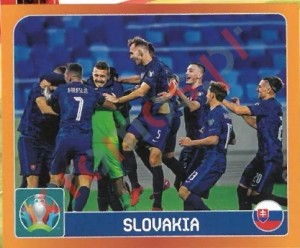 456 Group E. Slovakia – UEFA Euro 2020 Tournament Edition Panini